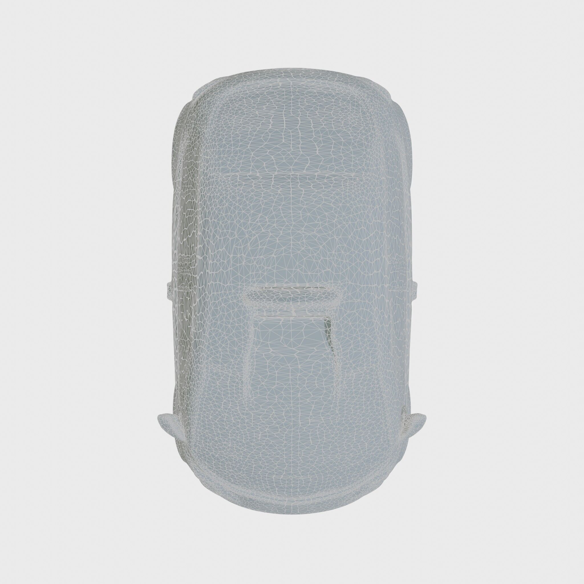 Sleek Modern Air Taxi Bubble Design Low-poly 3D model_52