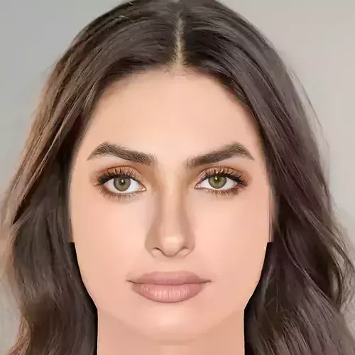 Renata Notni Head - No Hair - Low poly head for game