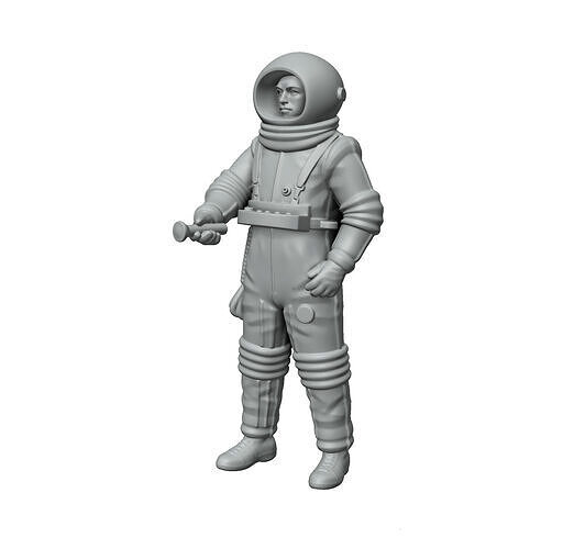 Destination Moon 12 Figures Set 3D print model 5