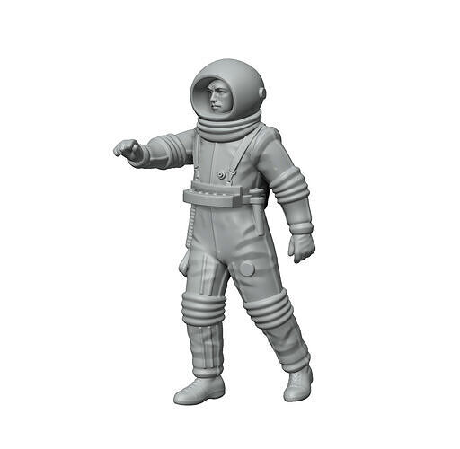 Destination Moon 12 Figures Set 3D print model 4