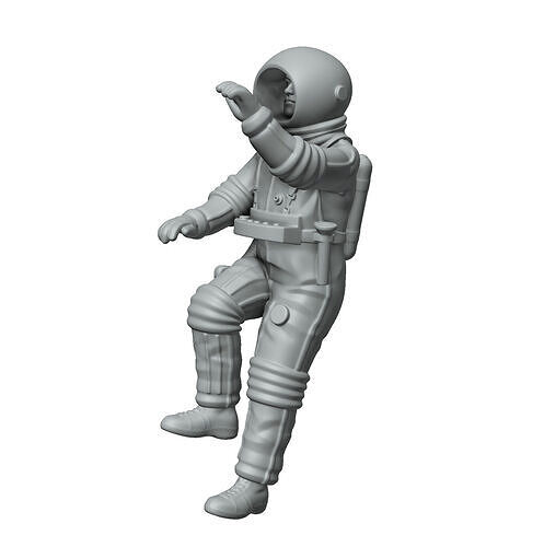 Destination Moon 12 Figures Set 3D print model 6