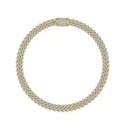 14 MM MIAMI CUBAN LINK CHAIN BRACELET OR NECKLACE 3D print model