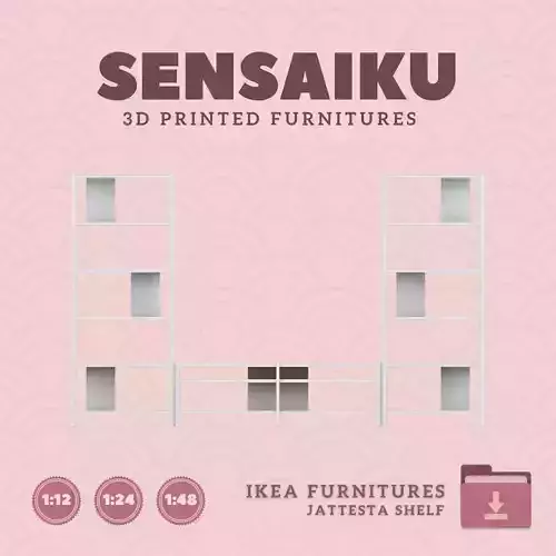 JATTESTA TV Storage V1 for Dollhouse IKEA 3D Print