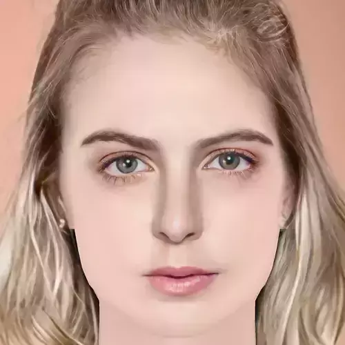 Regina Pavon Head - No Hair - Low poly head for game