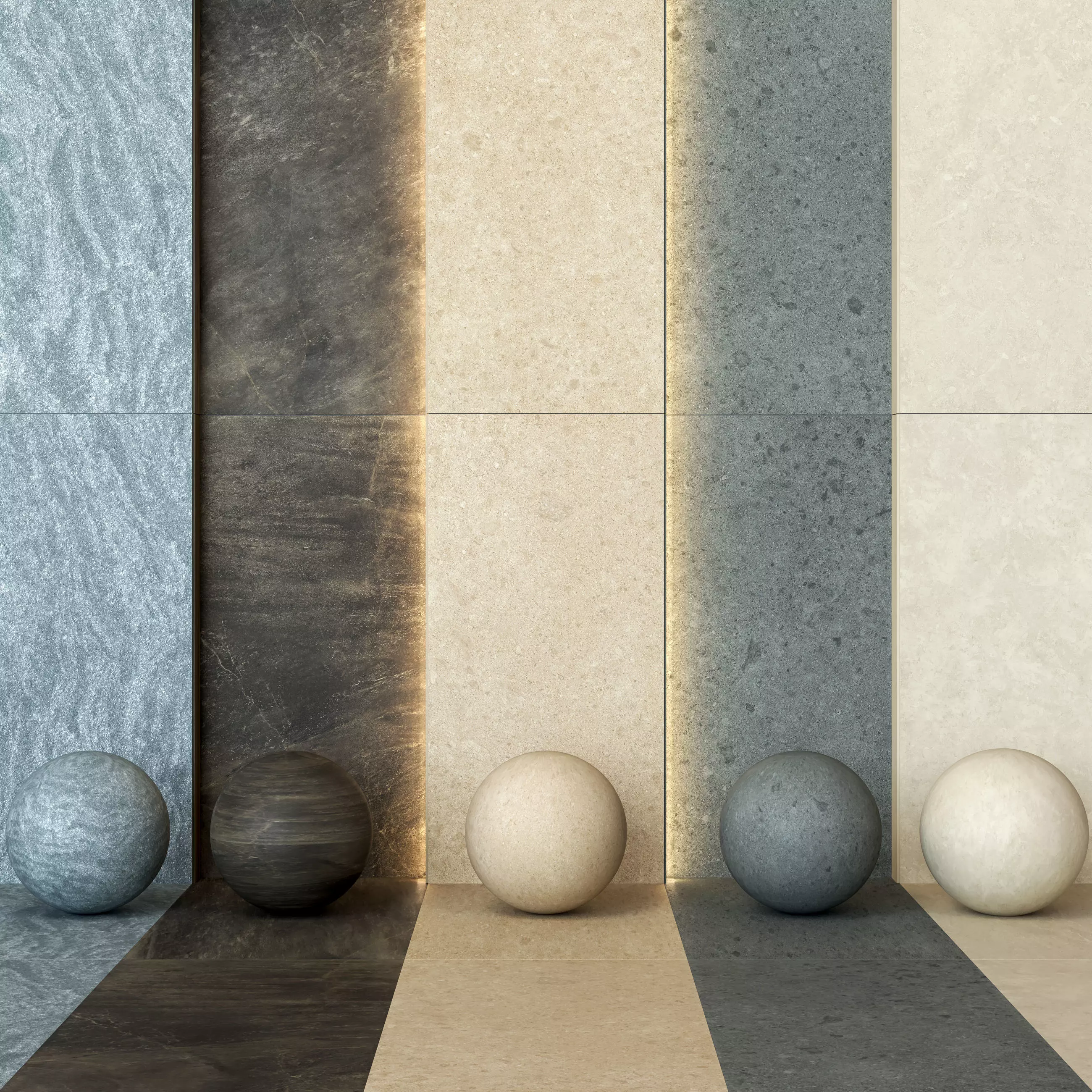 Italon Genesis Tile Textures - 15 in 1 - Premium Seamless PBR Texture_0