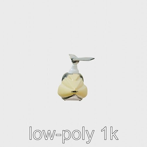 Futuristic Flying Car Taxi Concept Model Low-poly 3D model