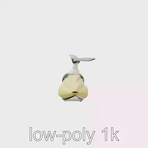 Futuristic Flying Car Taxi Concept Model Low-poly 3D model