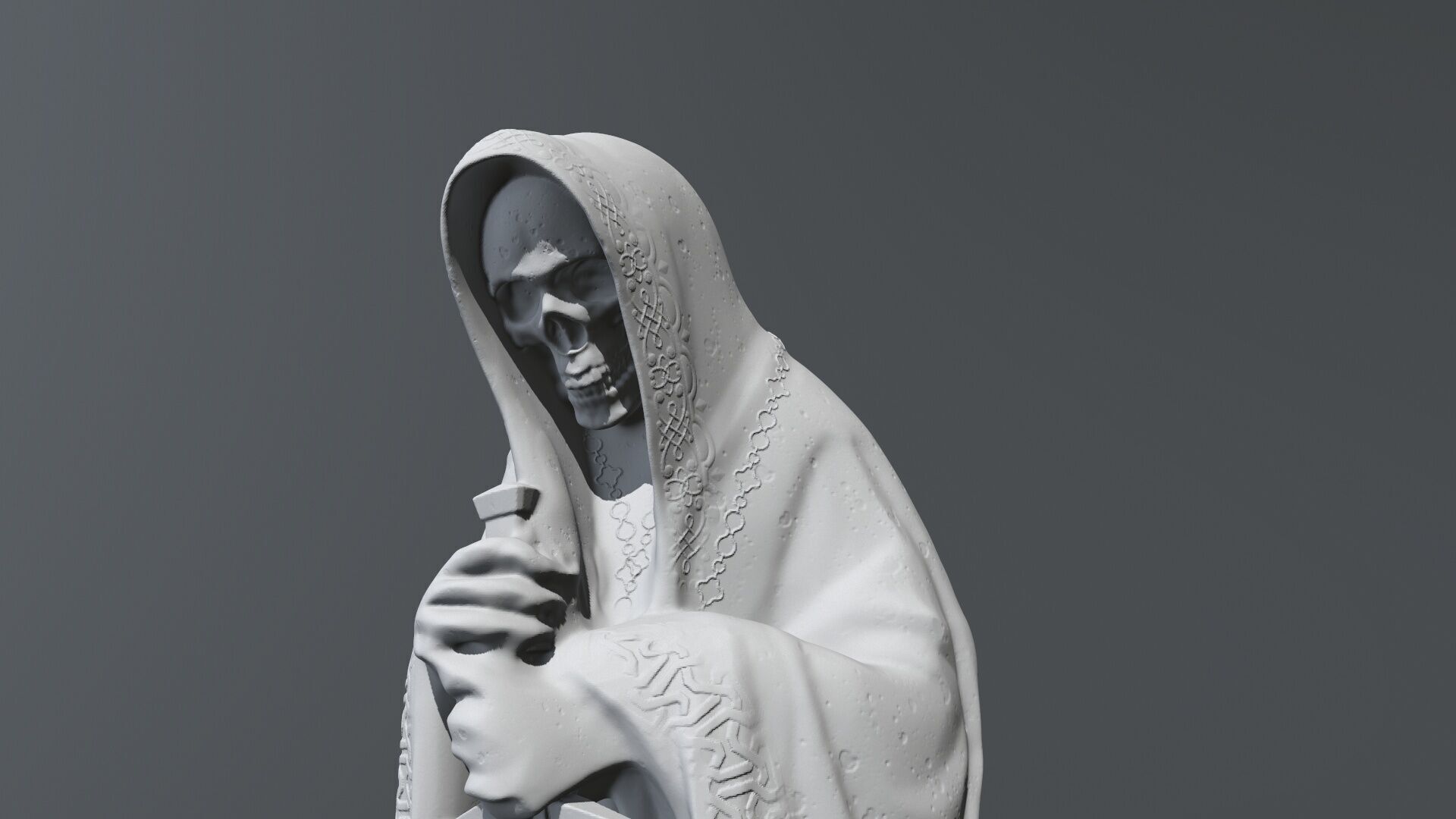print Dark Statue 3D print model_9