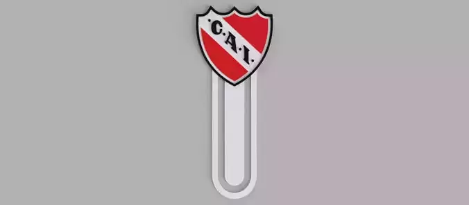 Club Atletico Independiente logo Football Club Shield Bookmark