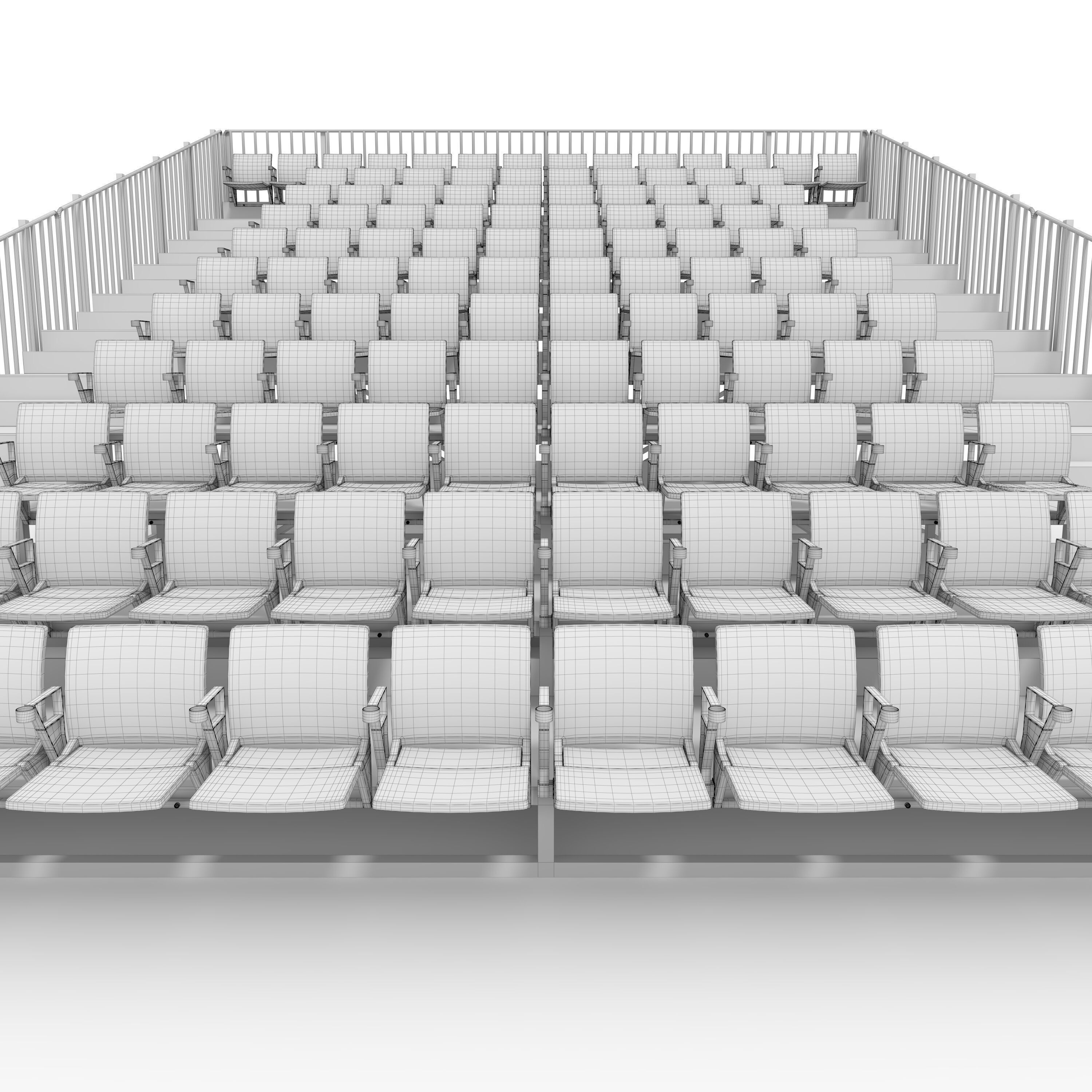 Bleachers 40 3D model_19