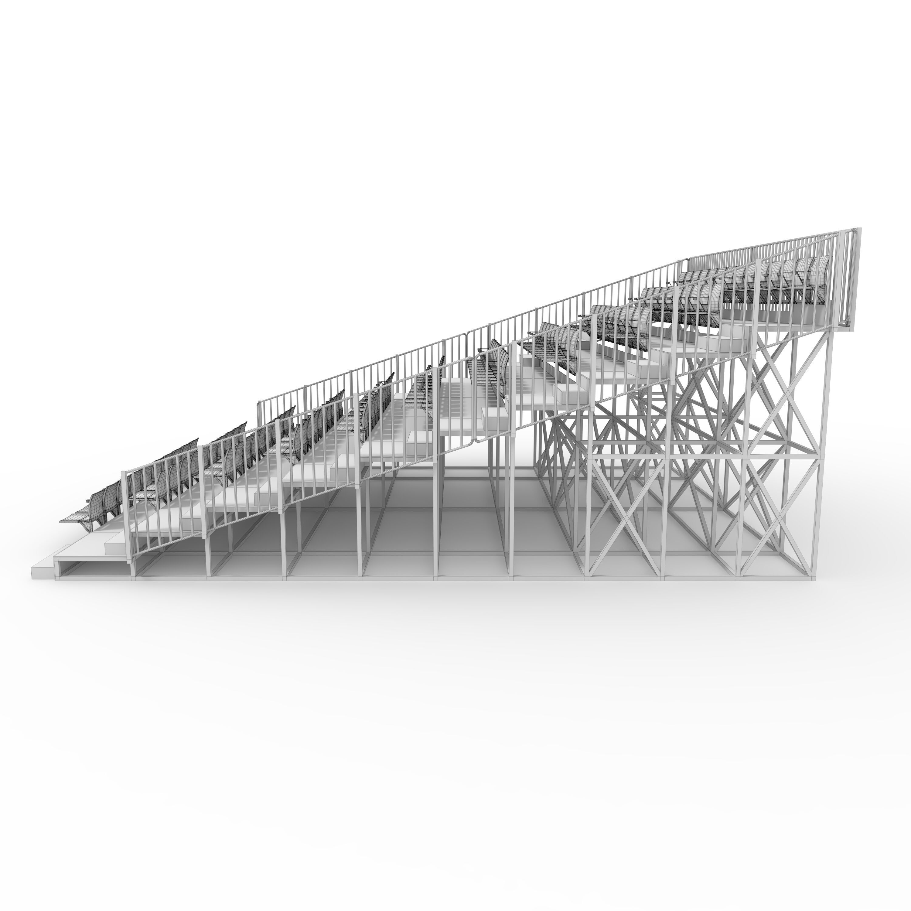 Bleachers 40 3D model_13