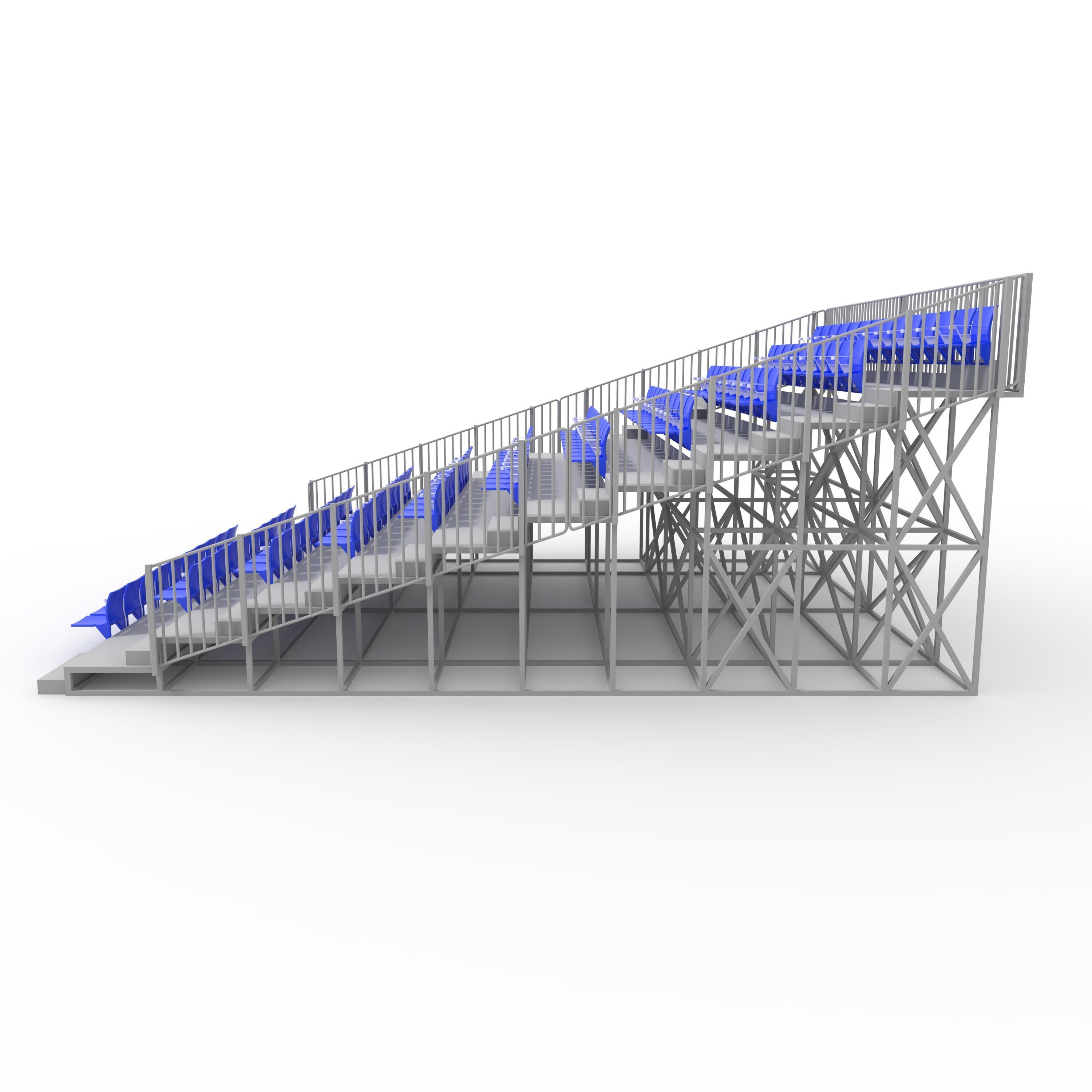 Bleachers 40 3D model_12