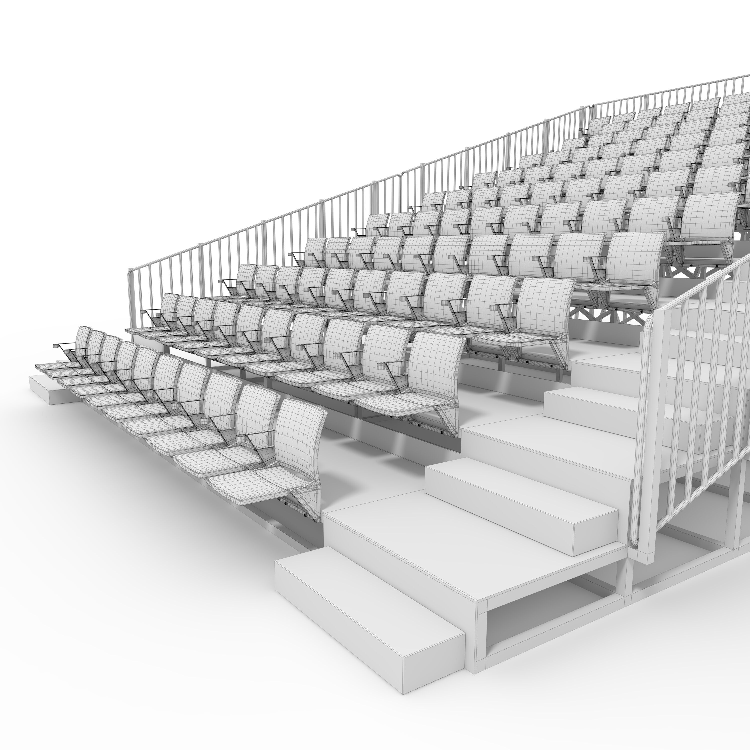 Bleachers 40 3D model_21