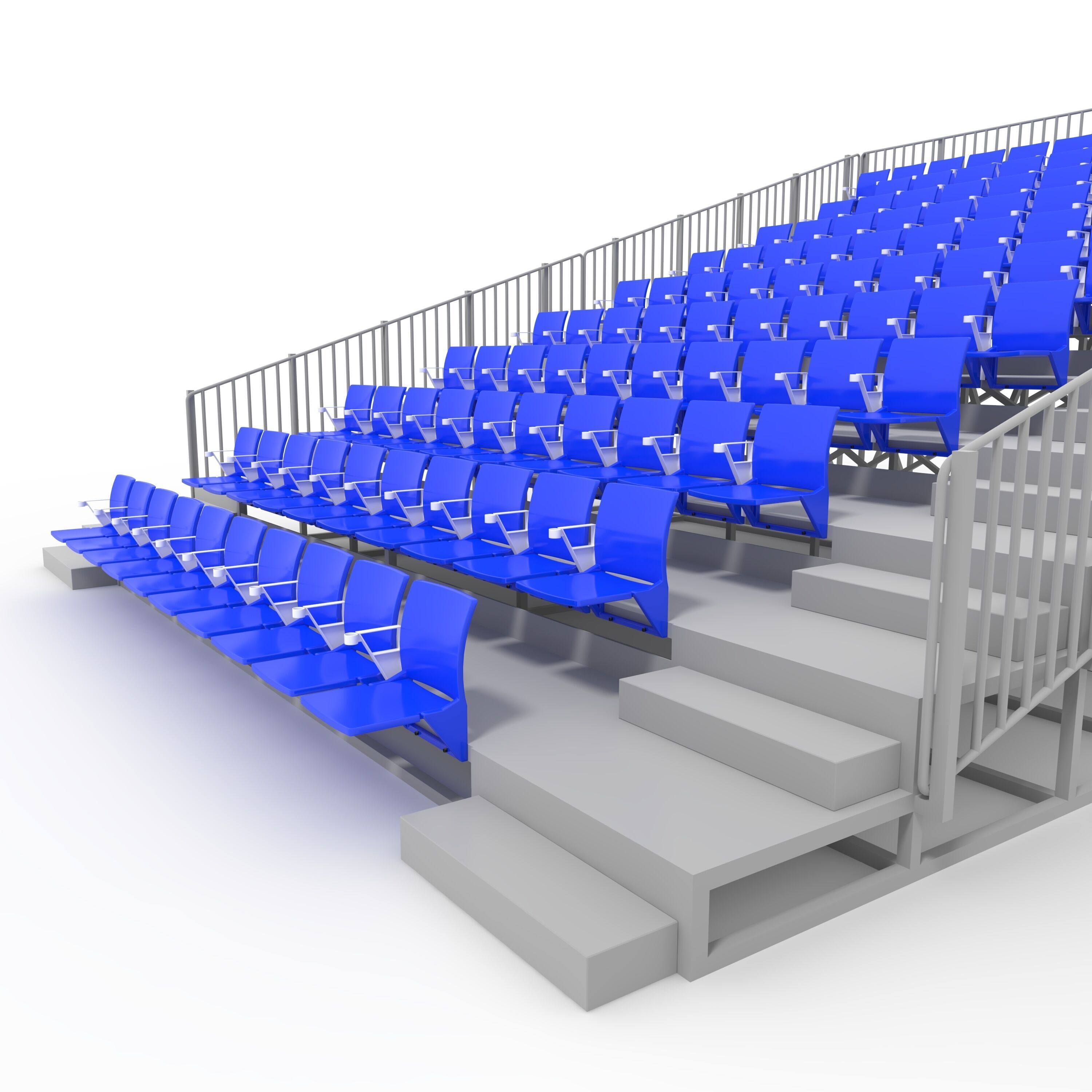Bleachers 40 3D model_20