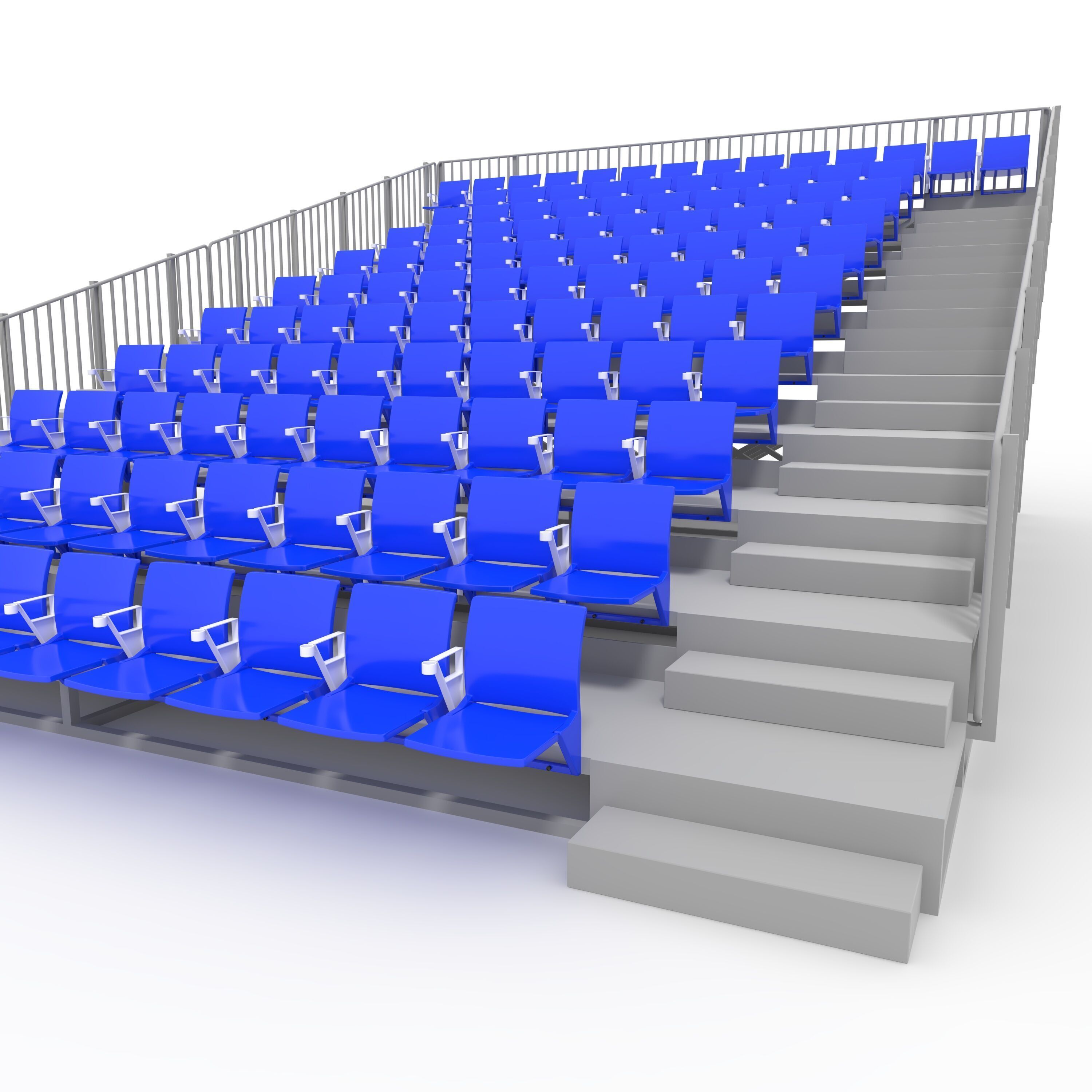 Bleachers 40 3D model_22