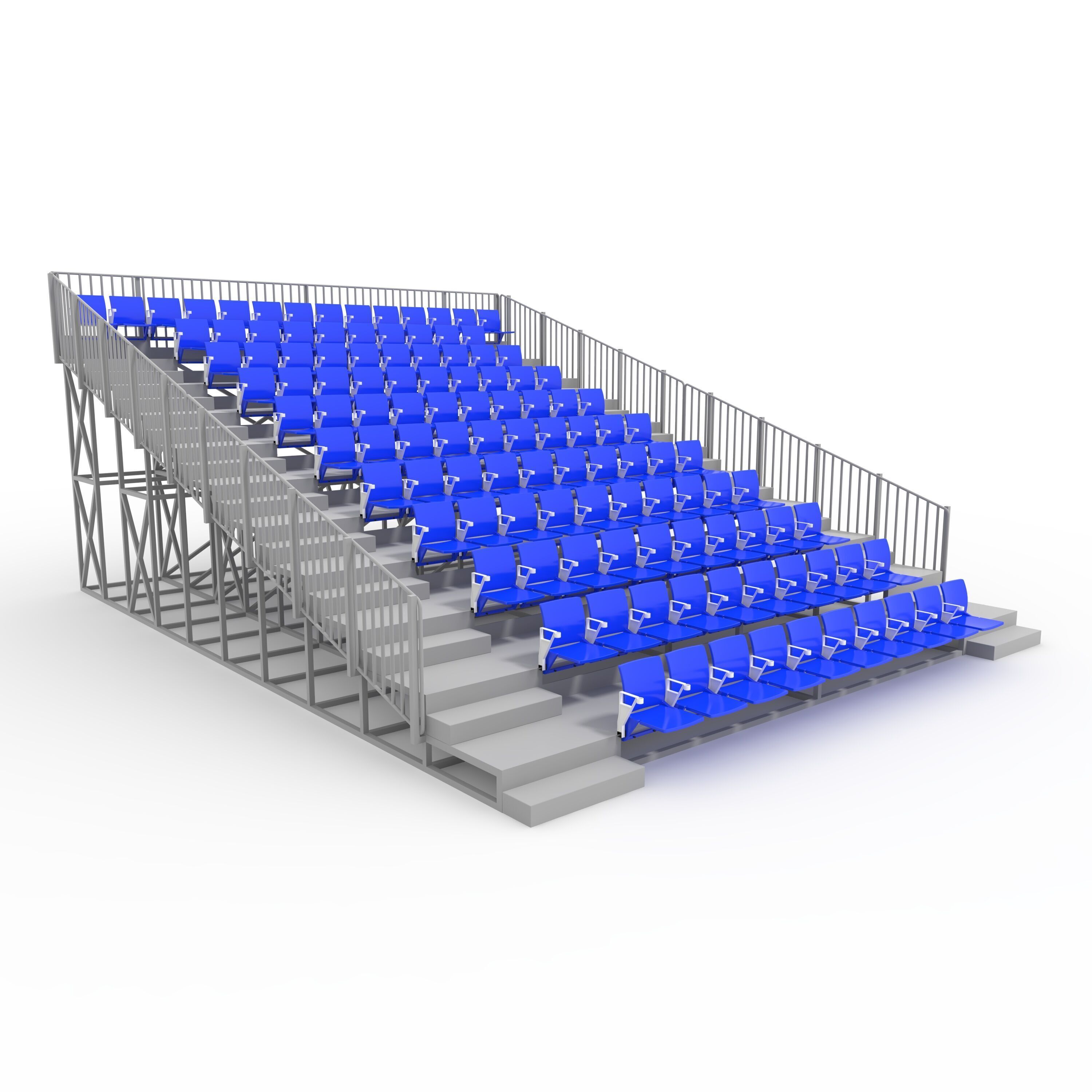 Bleachers 40 3D model_8