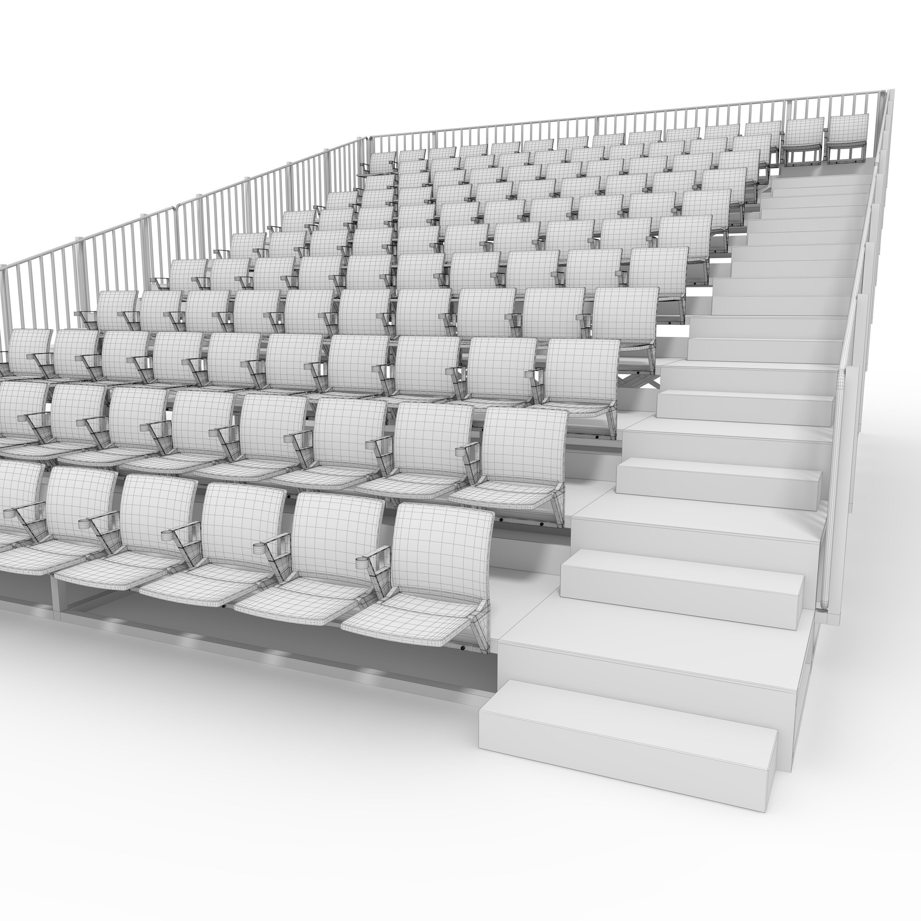 Bleachers 40 3D model_23