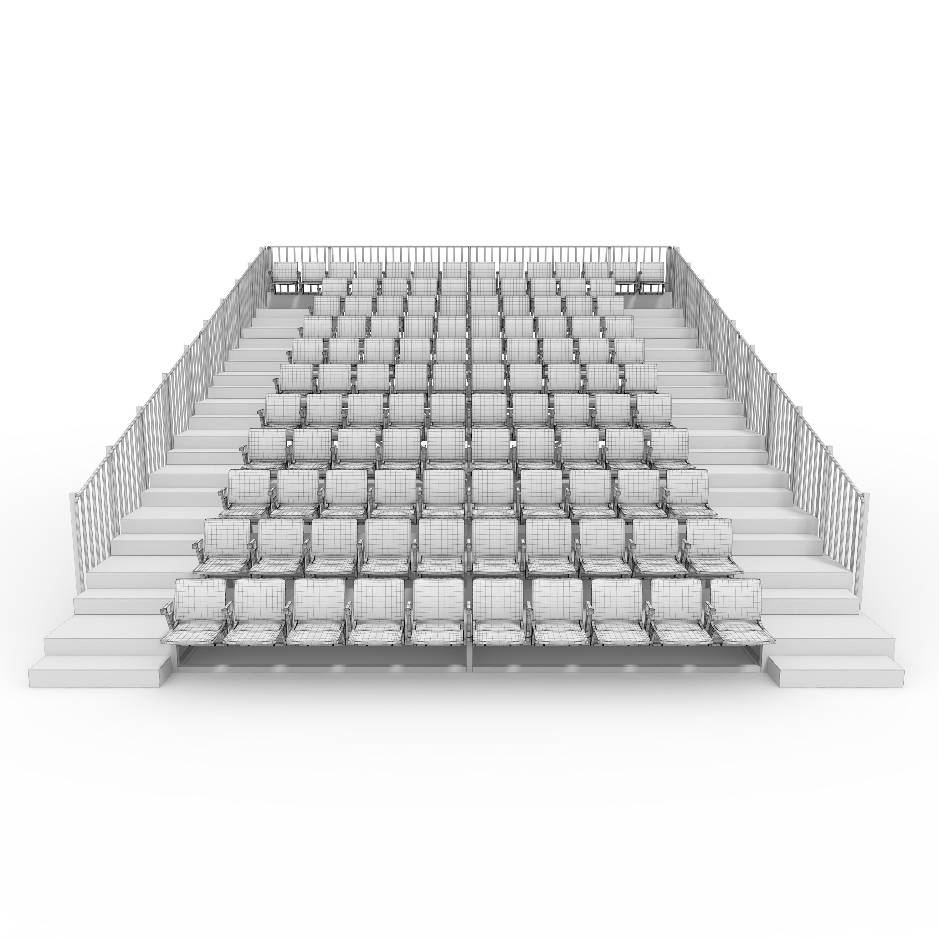 Bleachers 40 3D model_11