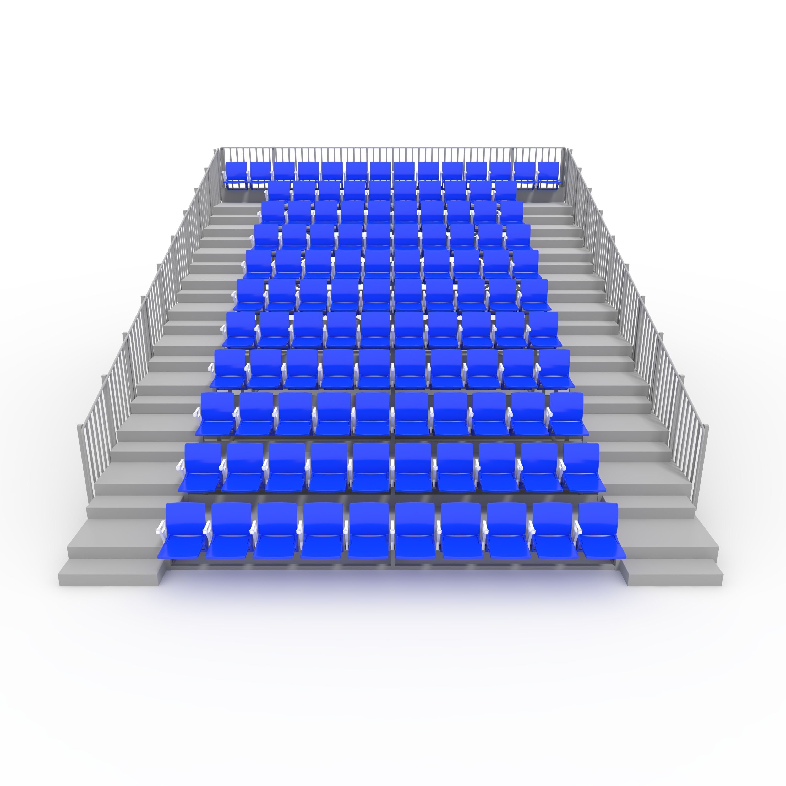 Bleachers 40 3D model_2