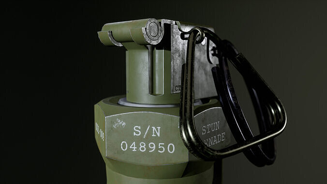 M84 - Flashbang grenade Low-poly 3D model
