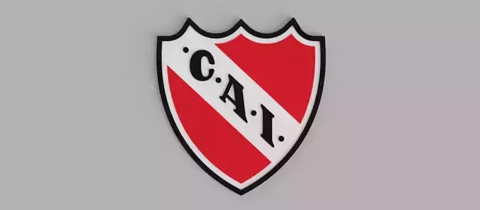 Club Atletico Independiente logo  Shield Football Wall Picture