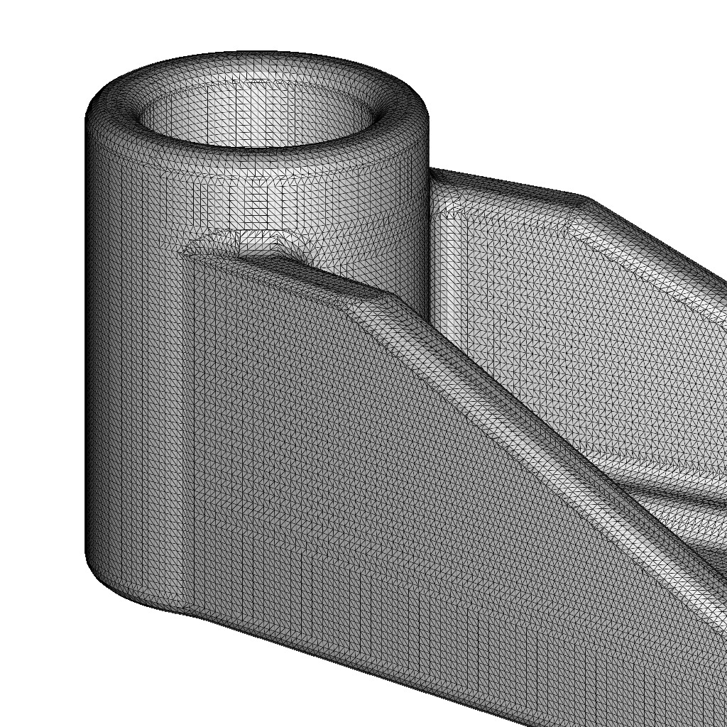 Tractor Gear Shift Fork 3D print model_4
