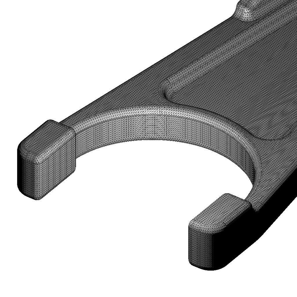 Tractor Gear Shift Fork 3D print model_5