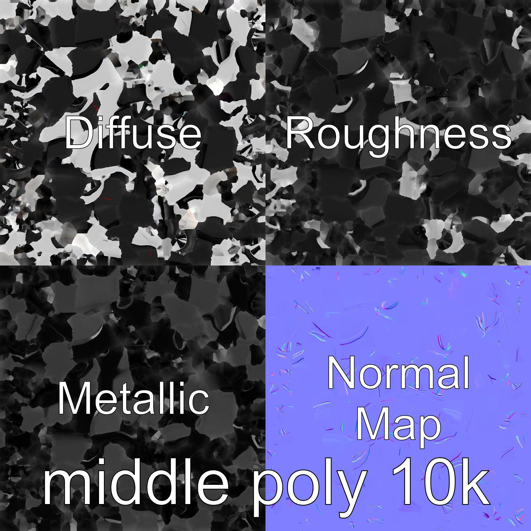 Futuristic Flying Taxi Concept Car Model Low-poly 3D model_19