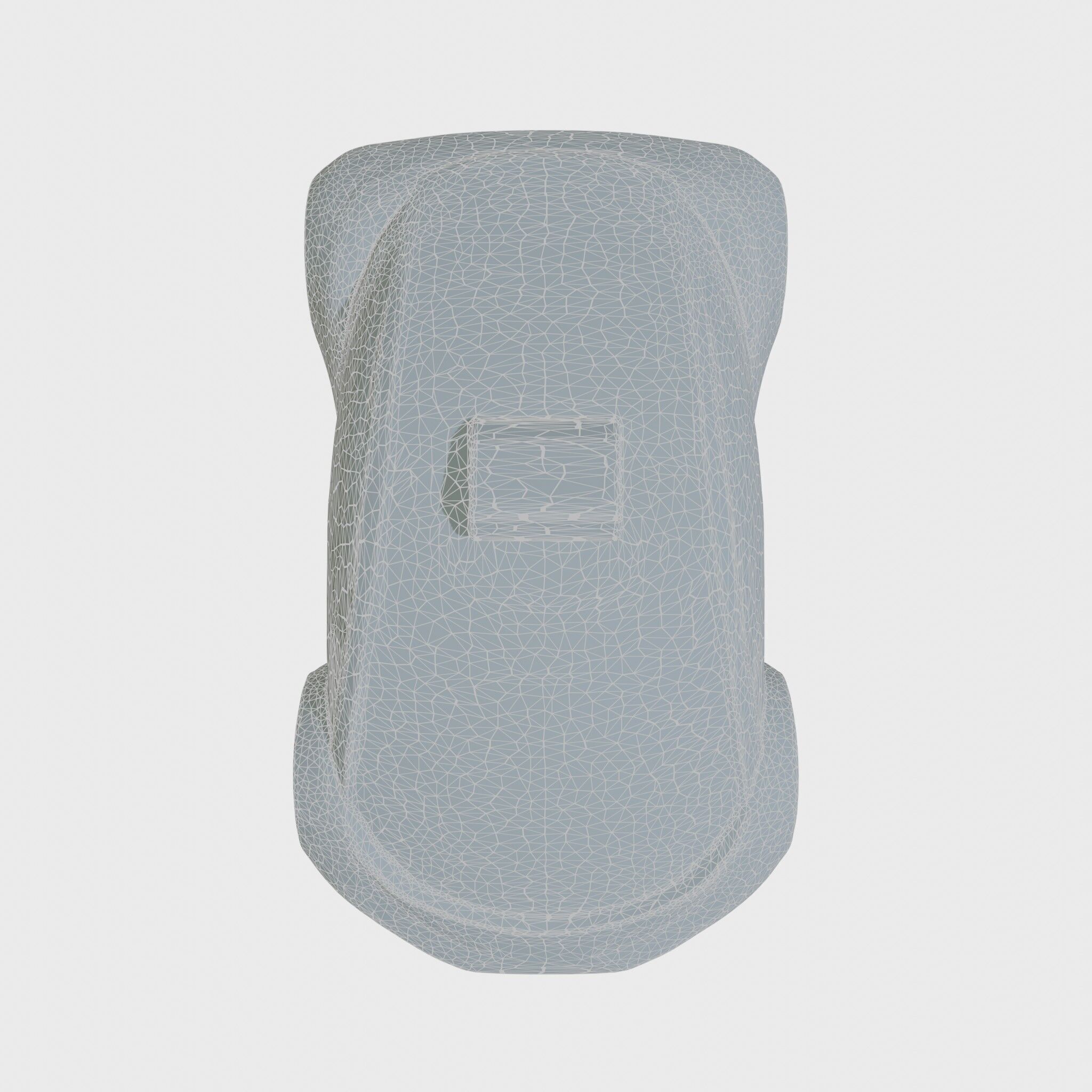 Futuristic Flying Taxi Concept Car Model Low-poly 3D model_28