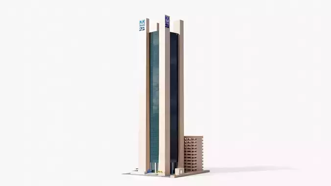 alrajhi tower - Saudi arabia 3D model