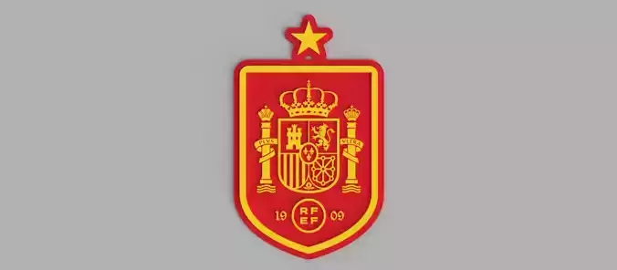 Spanish National Football Team Spain logo Shield Wall Picture