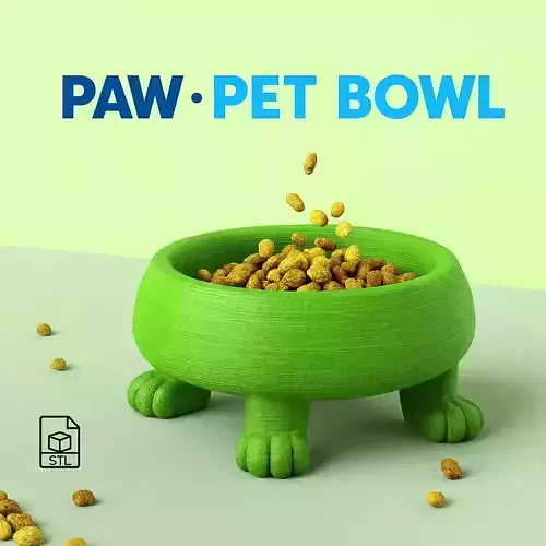 Pet Paw Bowl - Surprise for Animal Lovers 