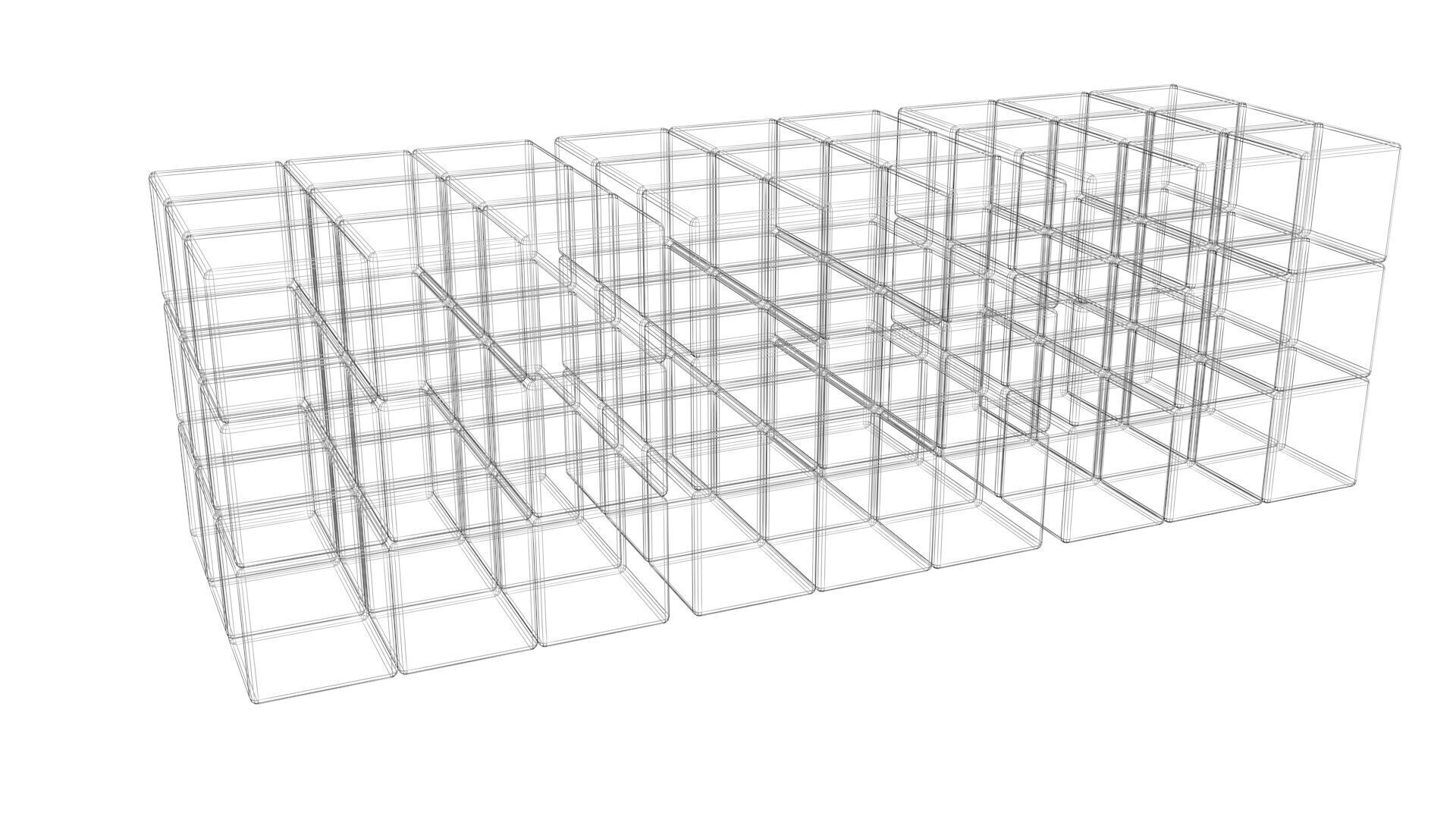 Chocolate Rubiks Cubes Set 3D model_14