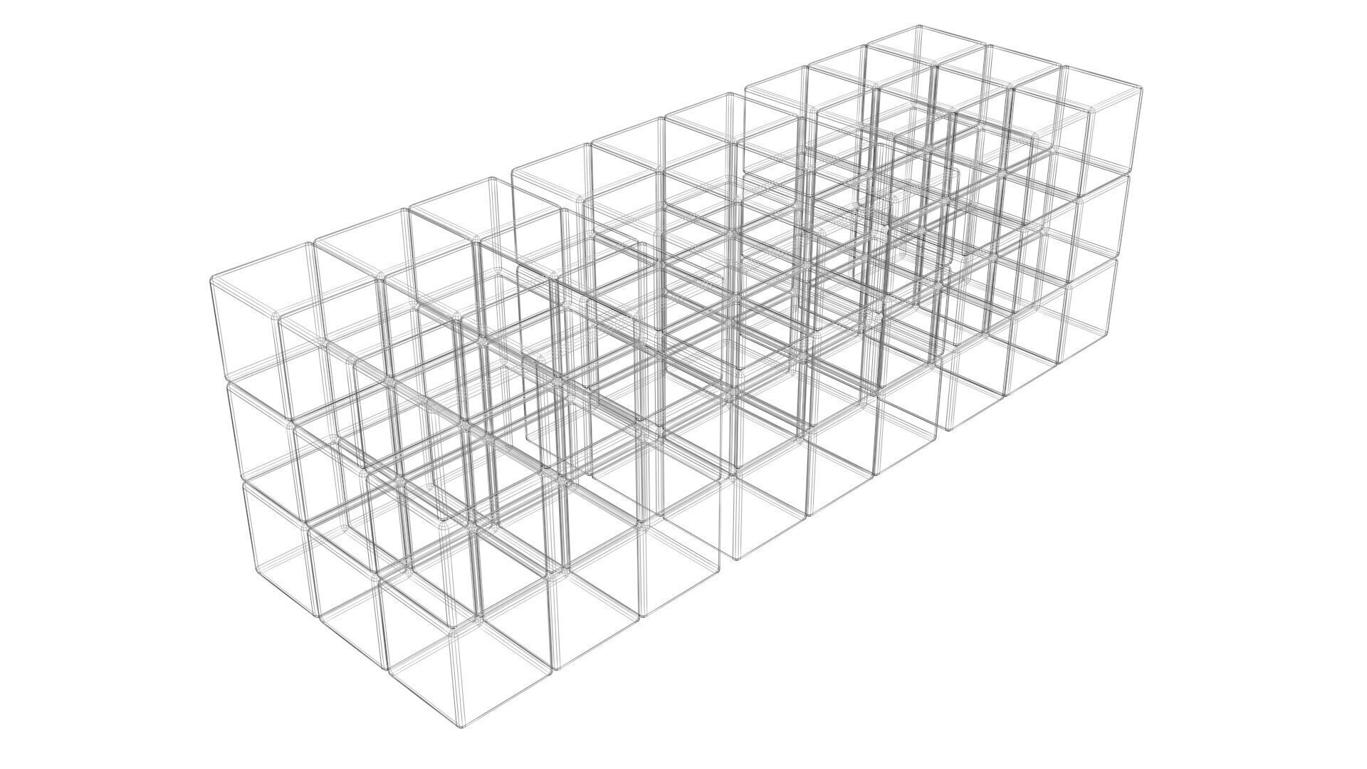 Chocolate Rubiks Cubes Set 3D model_12