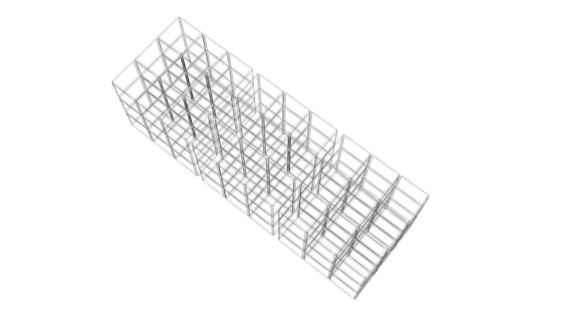 Chocolate Rubiks Cubes Set 3D model_15