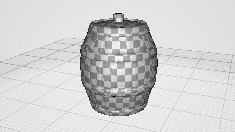 Wooden Barrel 3D Model Game Ready VR AR Prop for Animations Low-poly 3D model_16