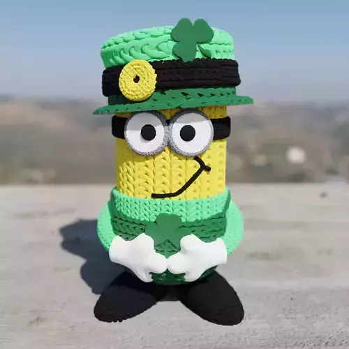 Knitted patrick Minion   3D print model Knitted patrick Minion   3D print model