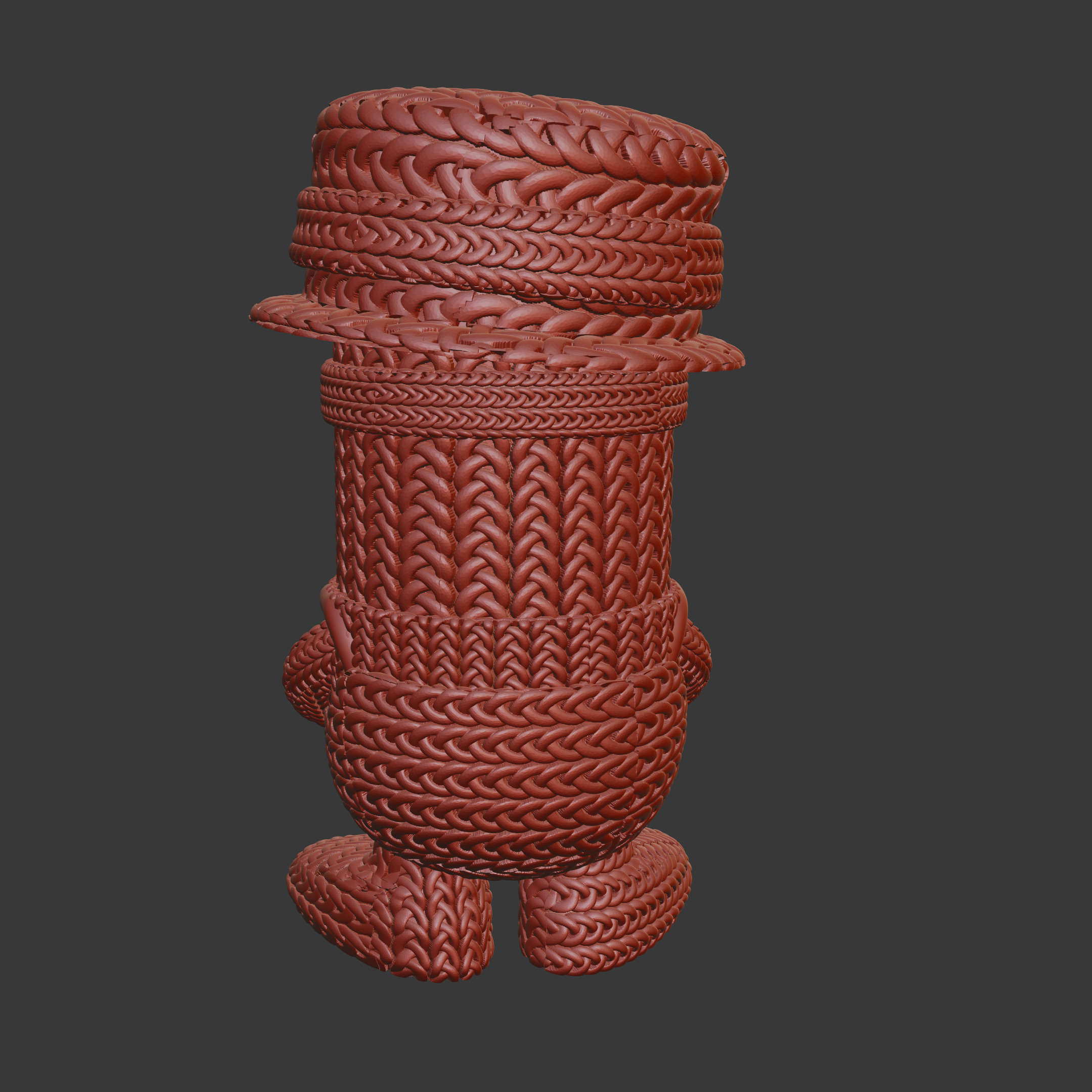 Knitted patrick Minion   3D print model_3