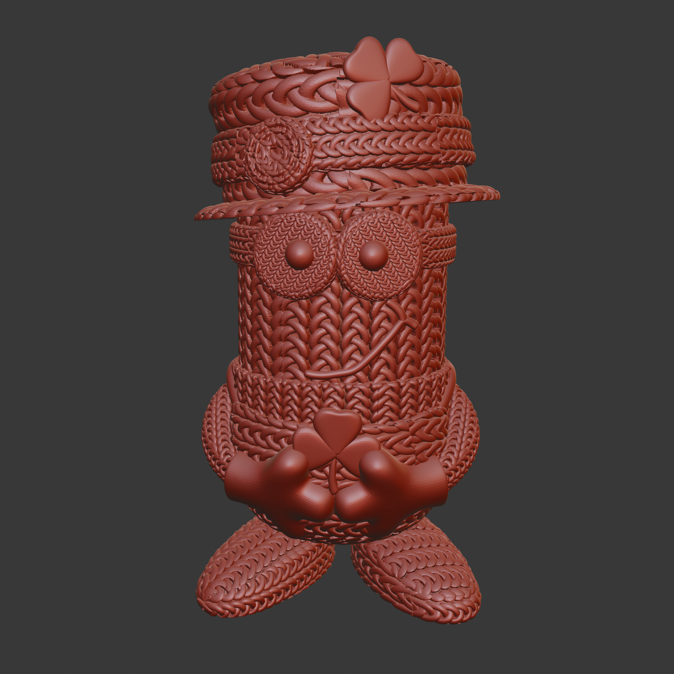 Knitted patrick Minion   3D print model_5