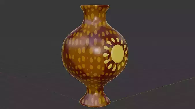 a jar whit a very beautiful design