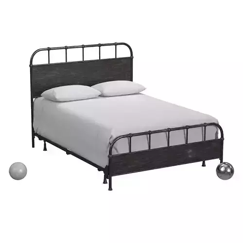 Grayson Queen Metal Bed