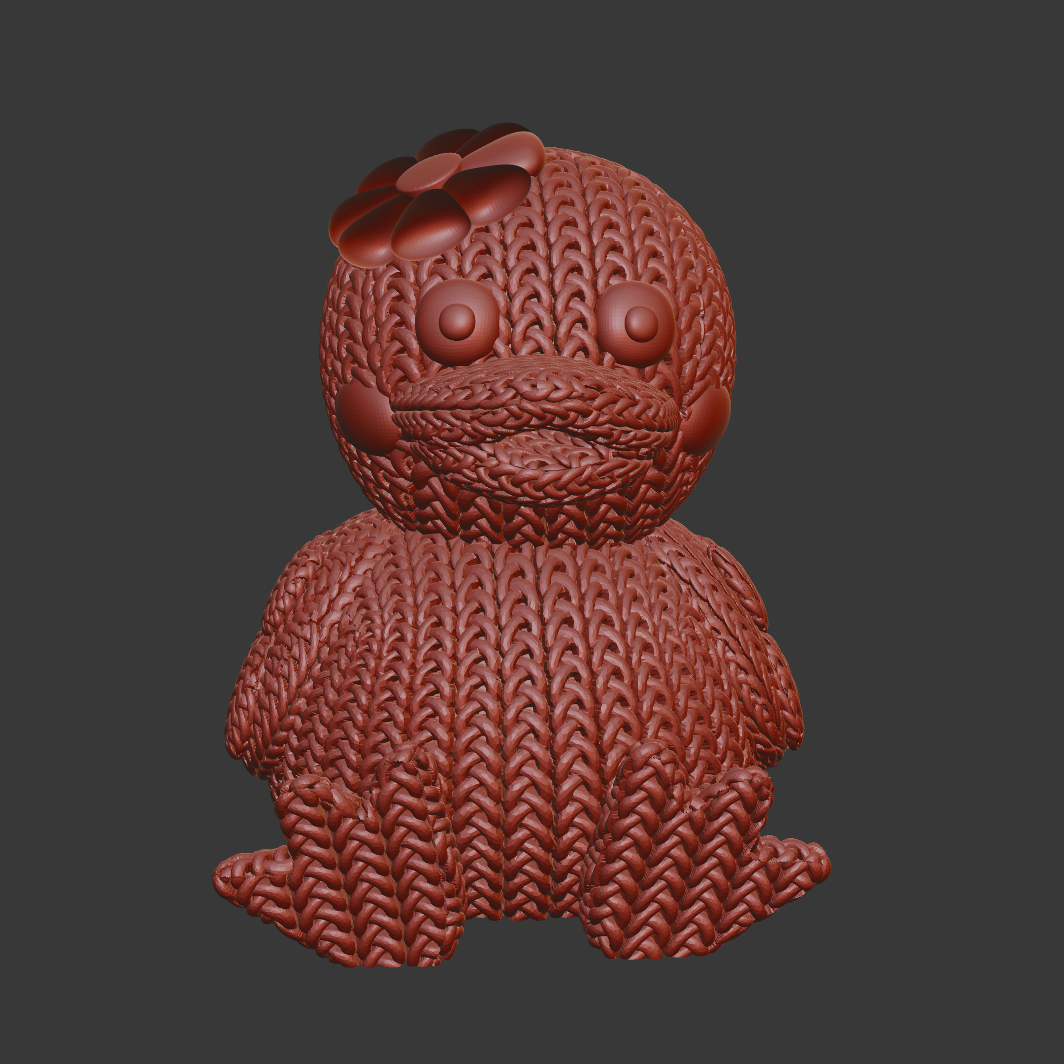Knitted Duck 3D print model_5