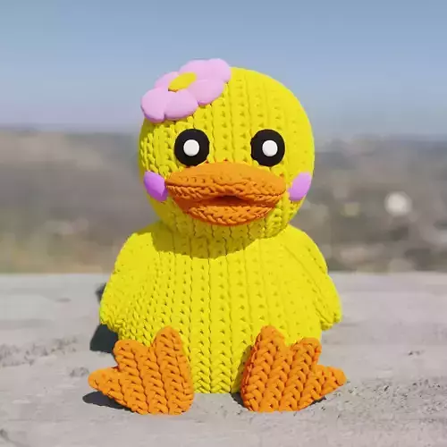 Knitted Duck  3D print model