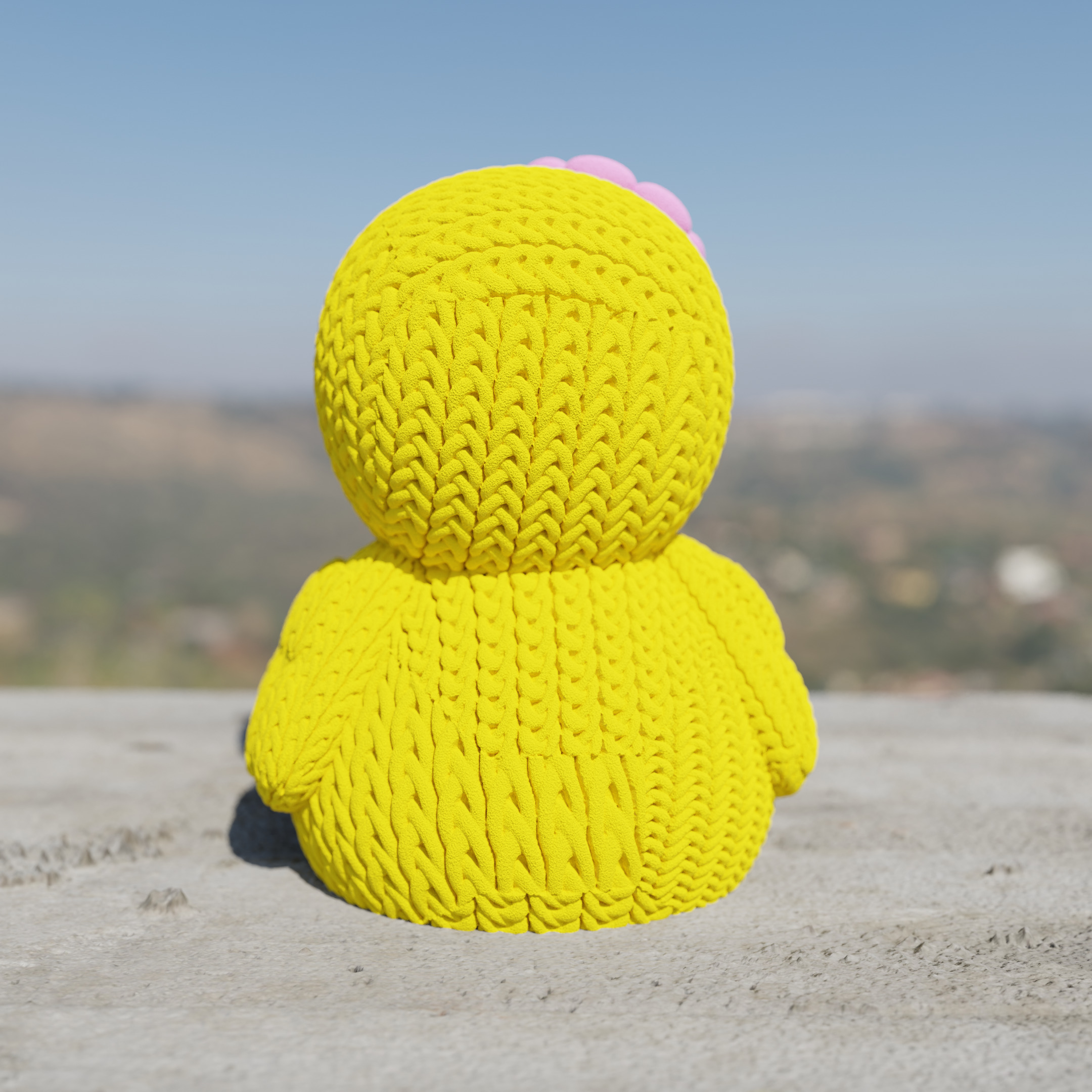 Knitted Duck 3D print model_2