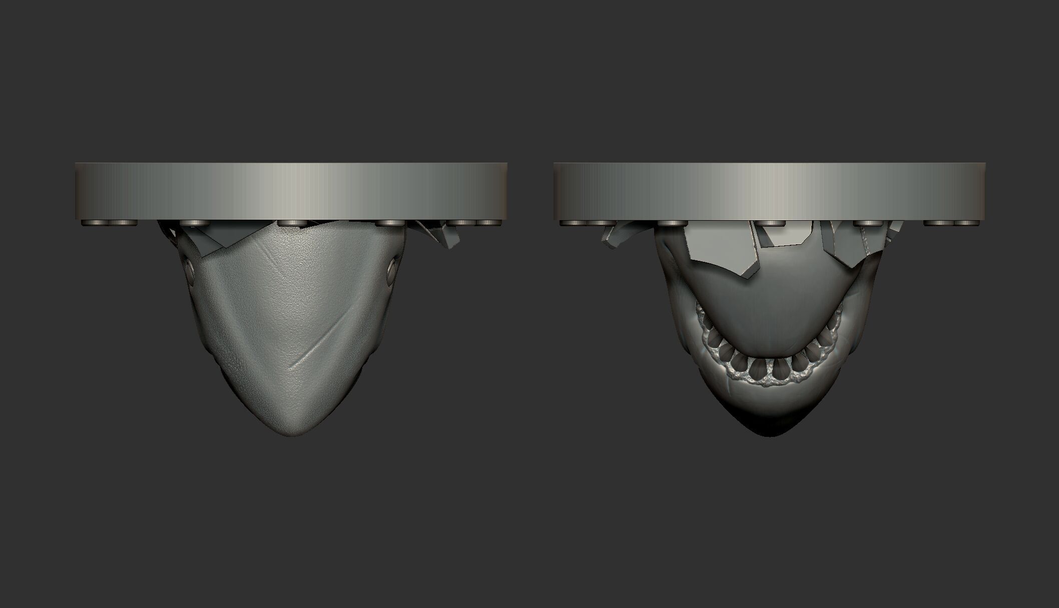 Shark Animal Wall Art 3D print model_6