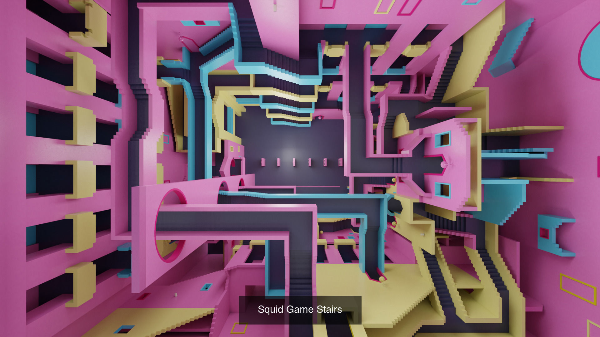 Squid Game All Maps 3D Model Collection_12