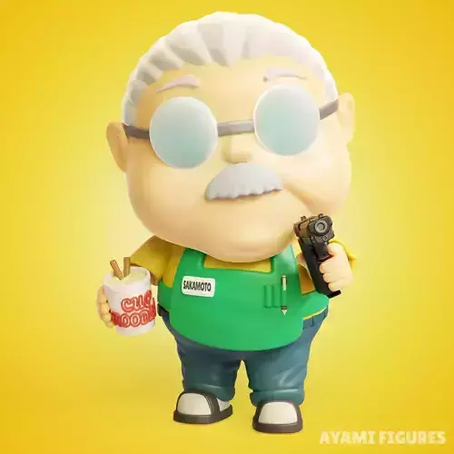 Sakamoto Days - Chibi Taro Sakamoto STL Ready for 3D Printing