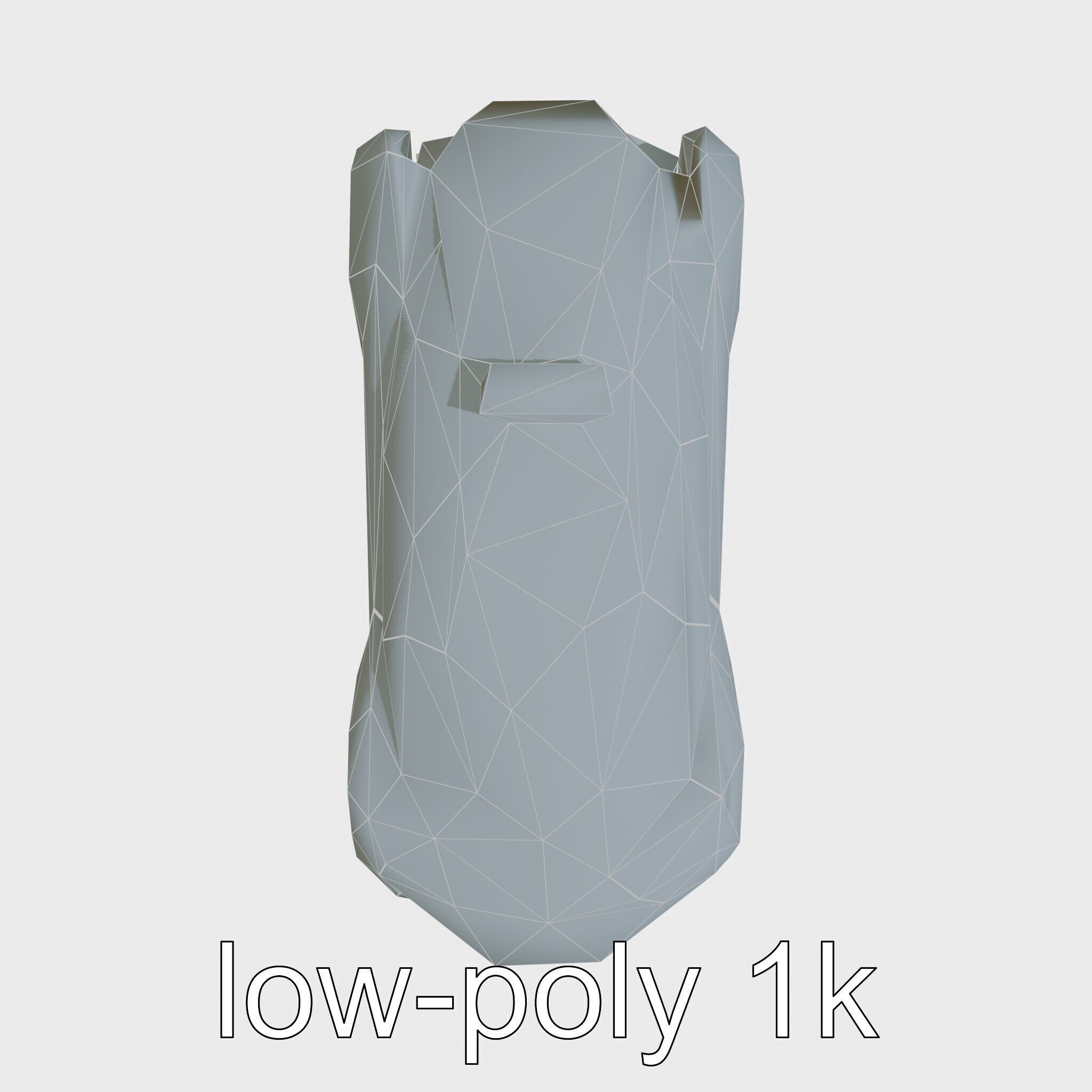 Futuristic Flying Taxi Concept Car 3D Model Low-poly 3D model_24