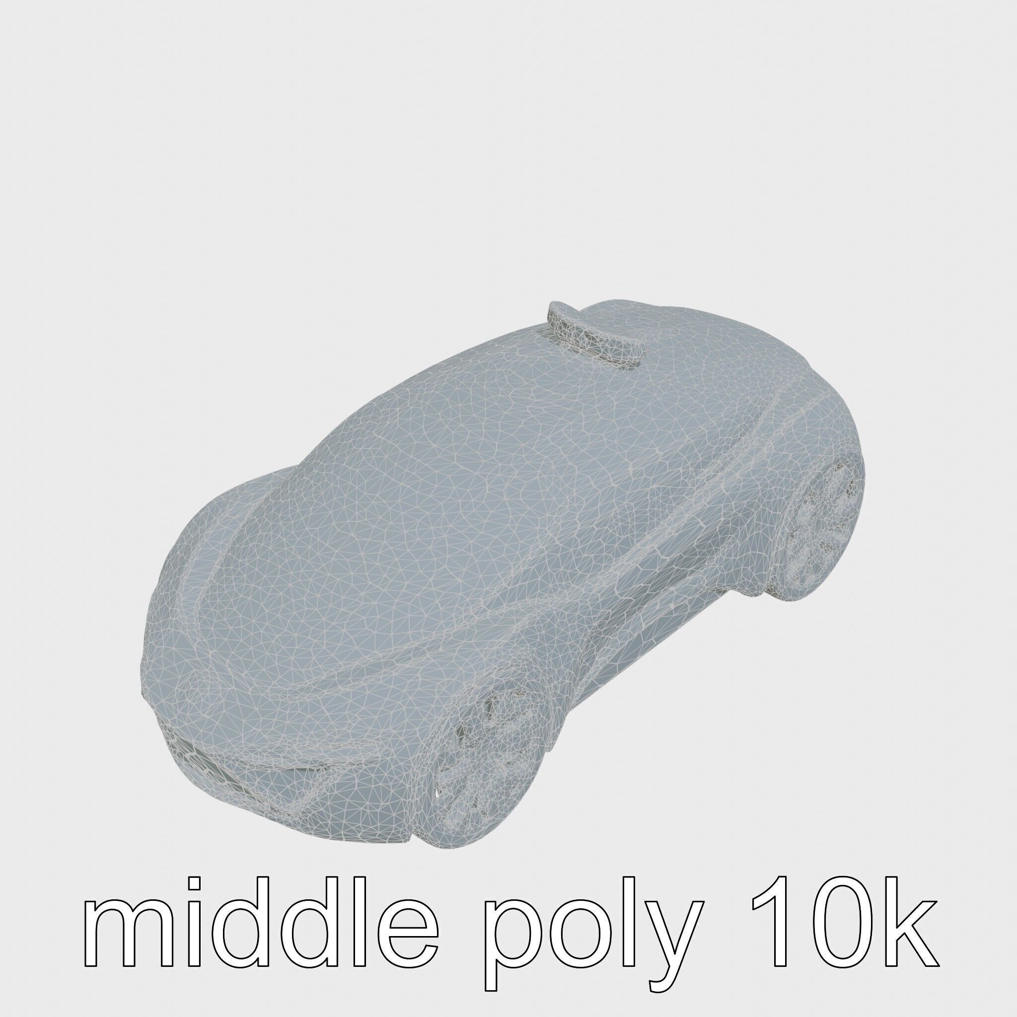 Futuristic Flying Taxi Concept Car 3D Model Low-poly 3D model_16