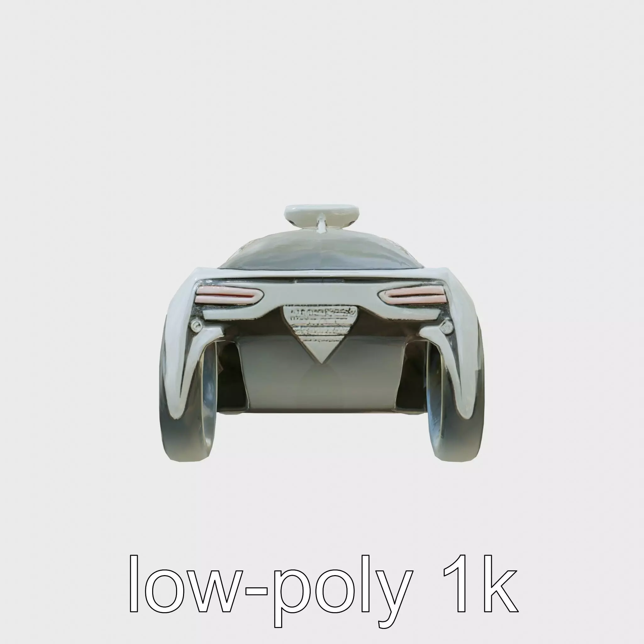 Futuristic Flying Taxi Concept Car 3D Model Low-poly 3D model_0